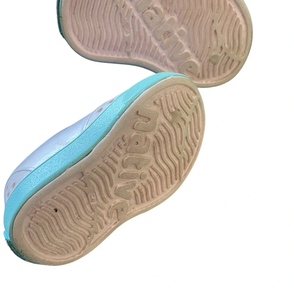 Native Kids Pink and Green Water Shoes